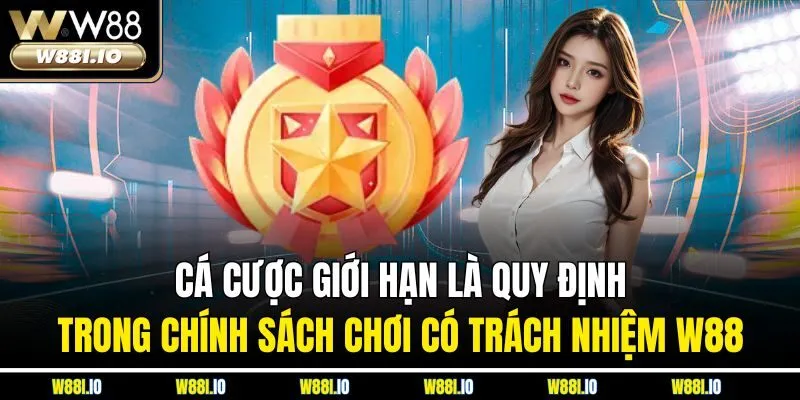 Cá cược giới hạn là quy định trong chính sách chơi có trách nhiệm W88