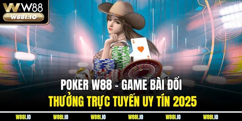Poker W88 | Game Bài Đổi Thưởng Trực Tuyến Uy Tín 2025